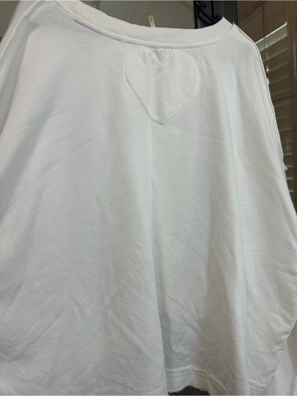 Free People White Sweatshirt Sz Medium worn once!!! - Picture 4 of 7